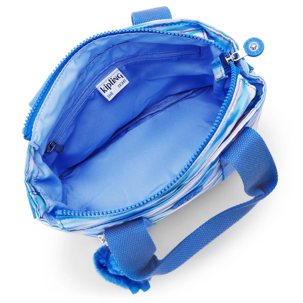 Kipling Blue Abstract Minta Bag - Picture 3 of 8
